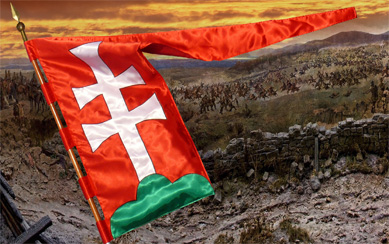 Árpád házi kettőskeresztes zászló