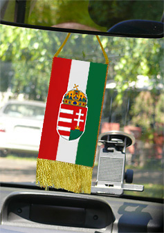 autós magyar zászlók
